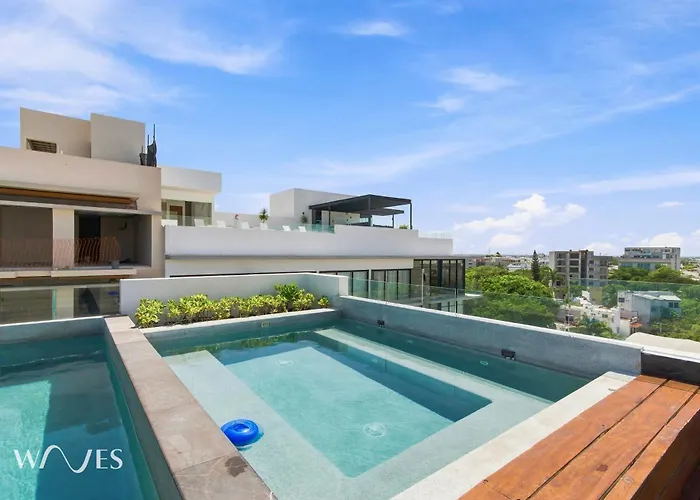 Luminoso Loft A Pasos De Playa Mamitas Playa del Carmen